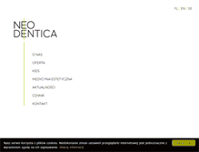 Tablet Screenshot of neodentica.pl